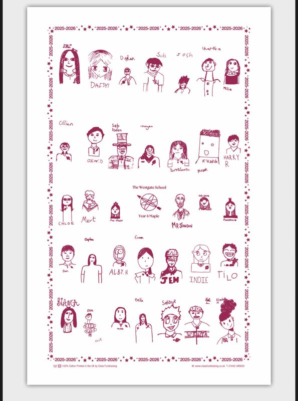 Maple Class Tea Towel