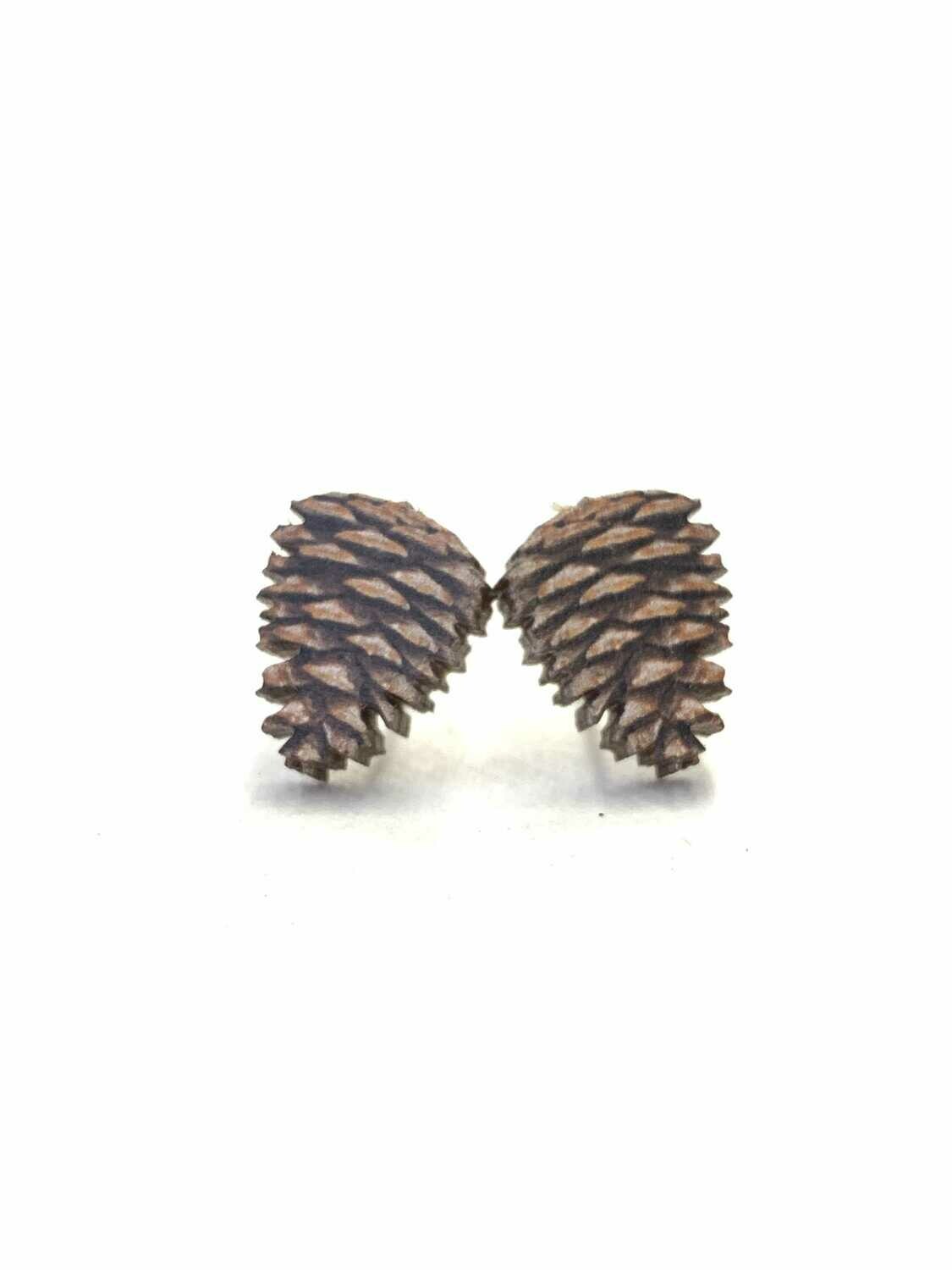 Pine Cone Earings