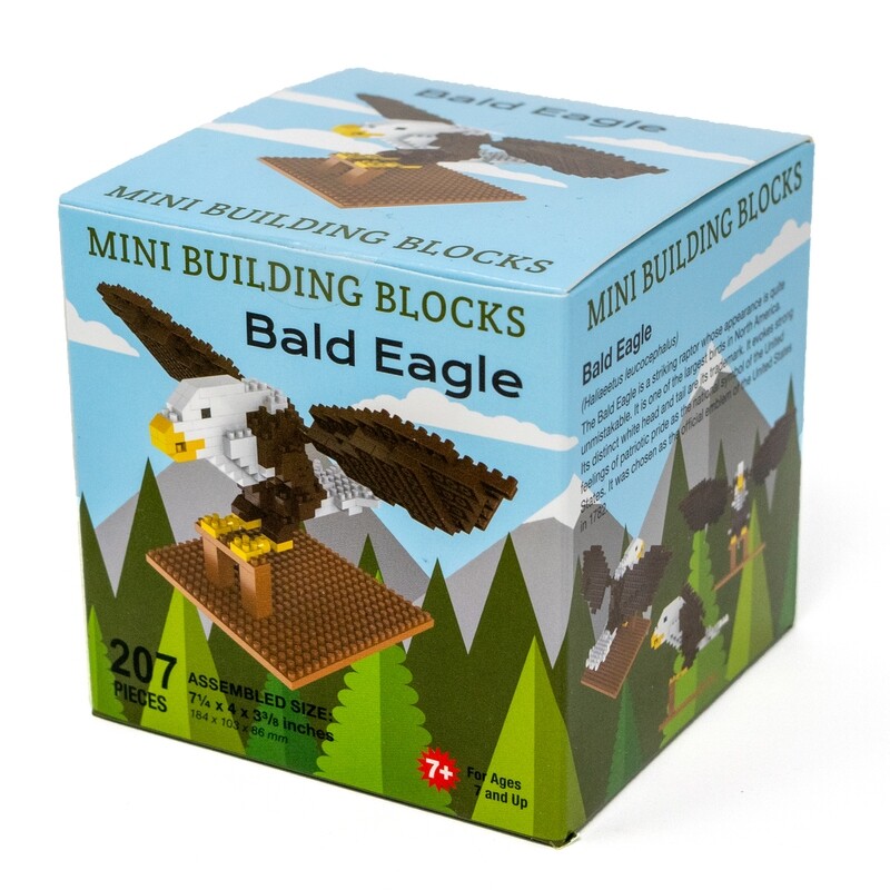 Mini Building Blocks Bald Eagle