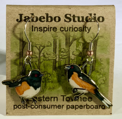 Jabebo Eastern Towhee Earrings