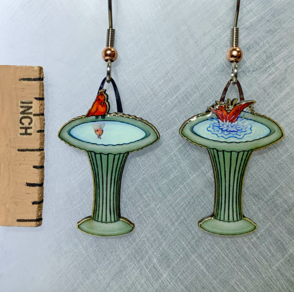 Jabebo Bird Bath Earrings