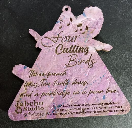 Jabebo  Calling Birds Ornament