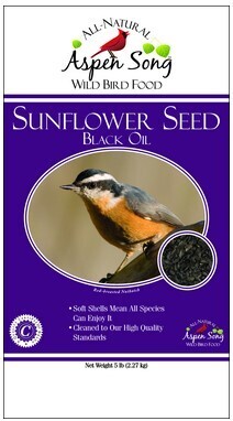 Aspen Song Seed - Black Oil Sunflower 20#