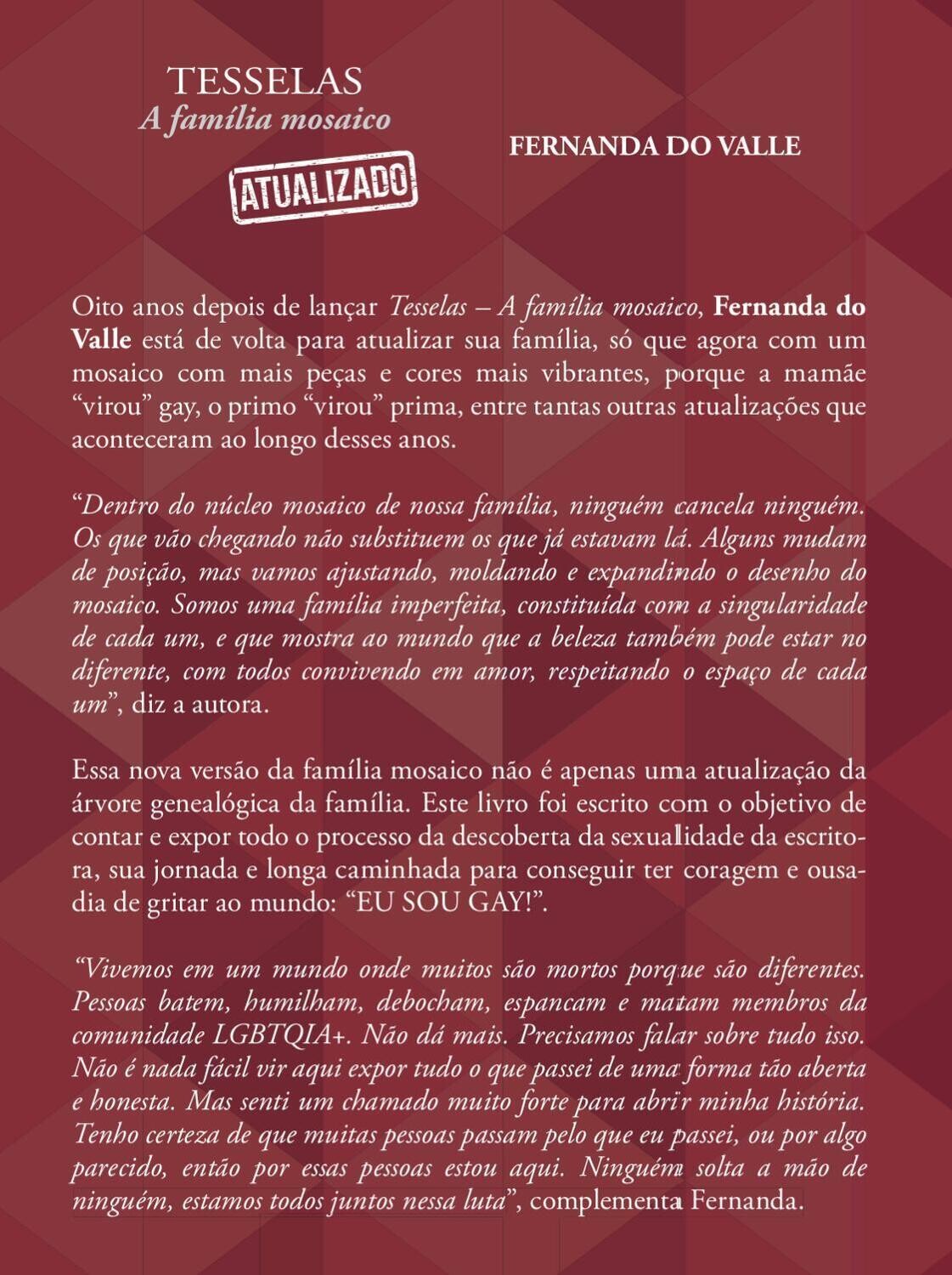 Tesselas - a Familia Mosaico Atualizado