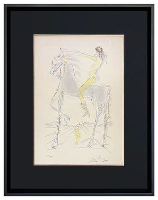 Salvador Dalí, &quot;The Beloved is as Fair as a Company of Horses&quot;