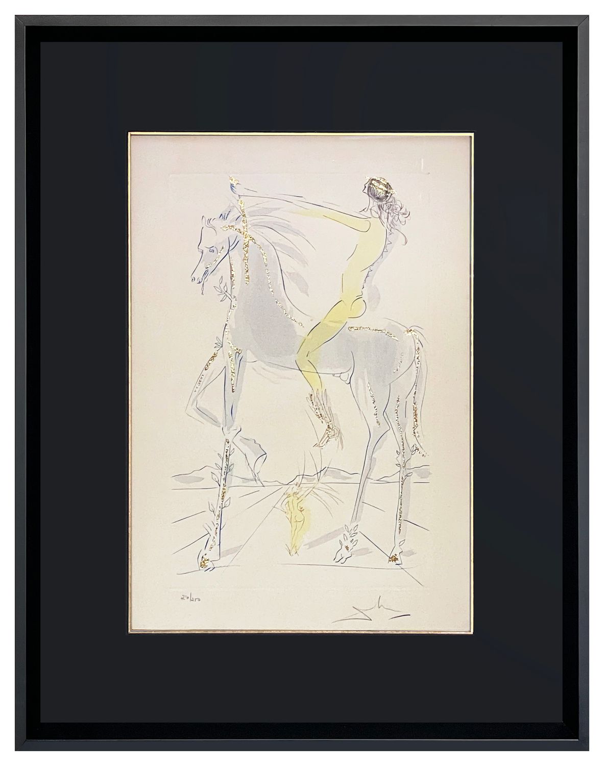 Salvador Dalí, "The Beloved is as Fair as a Company of Horses"