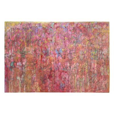 Mark Cherry, "Field of Flowers, Pink and Blue"
