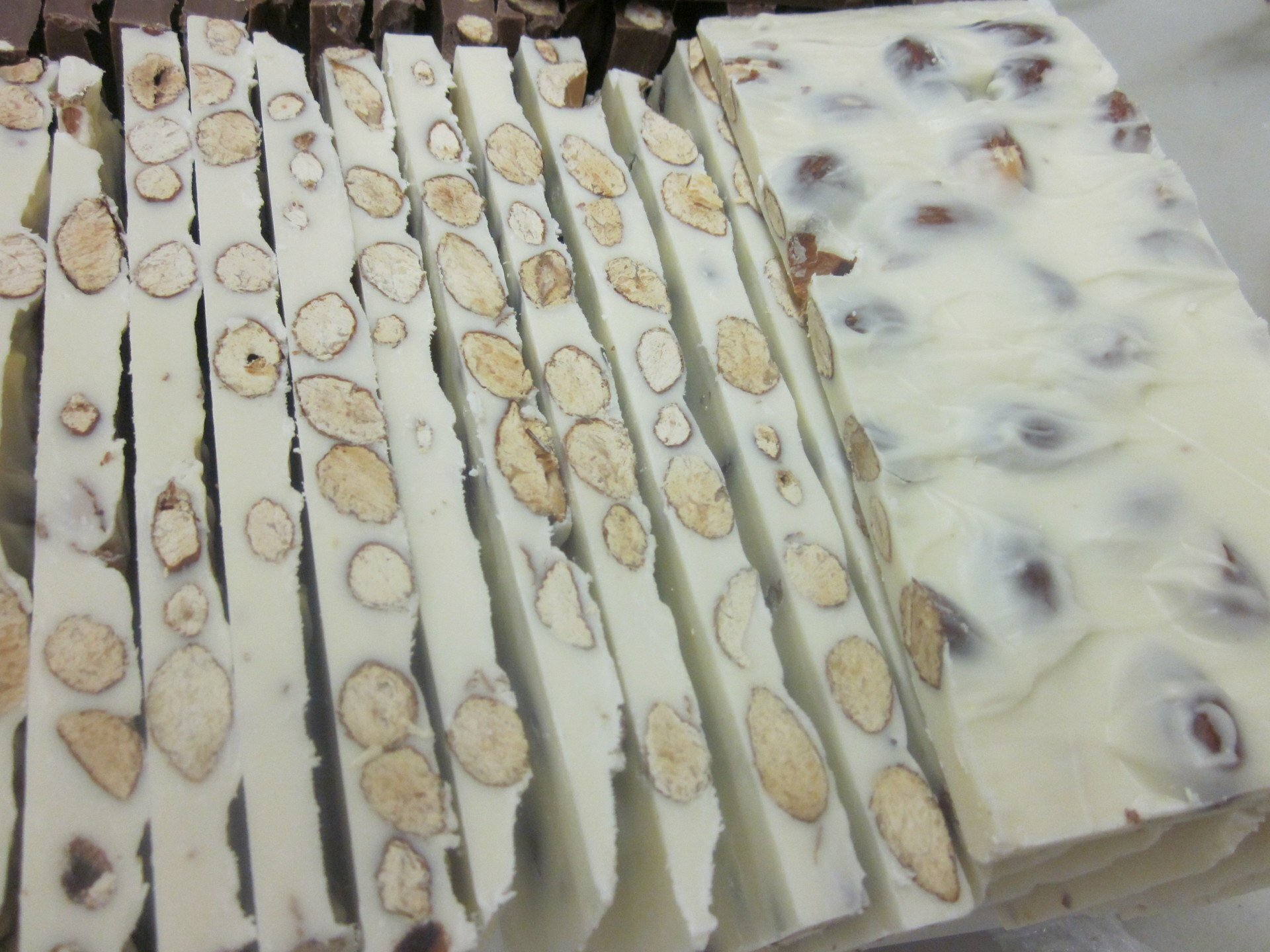 White Chocolate Almond Bark
