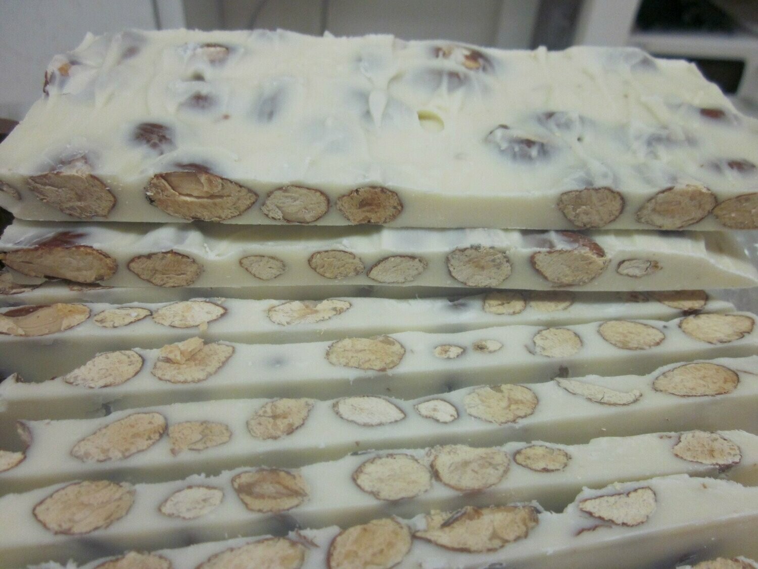 White Chocolate Almond Bark