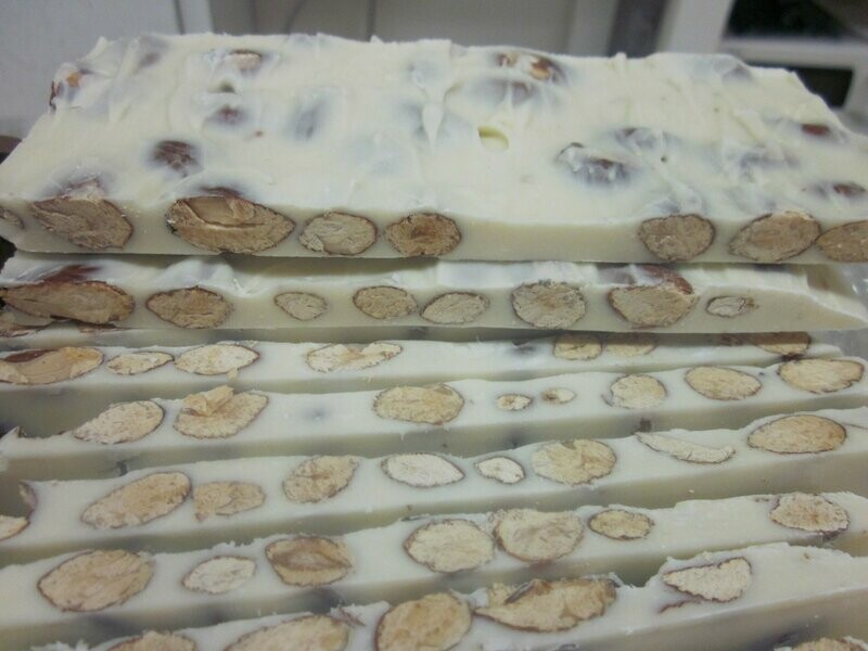 White Chocolate Almond Bark