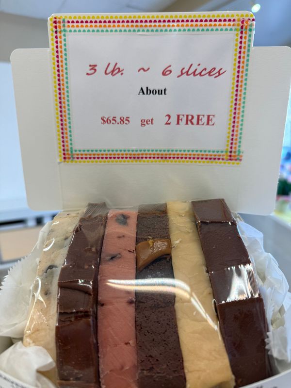 3 lb. box --6 Slices Get 2 FREE 3 lb. box --6 Slices Get 2 FREE