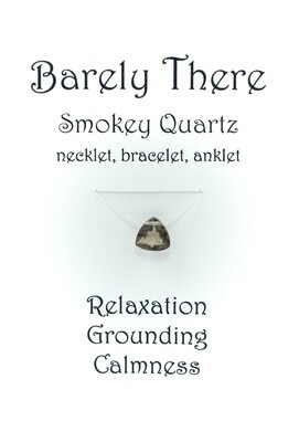 Smokey Quartz Trillion Facet