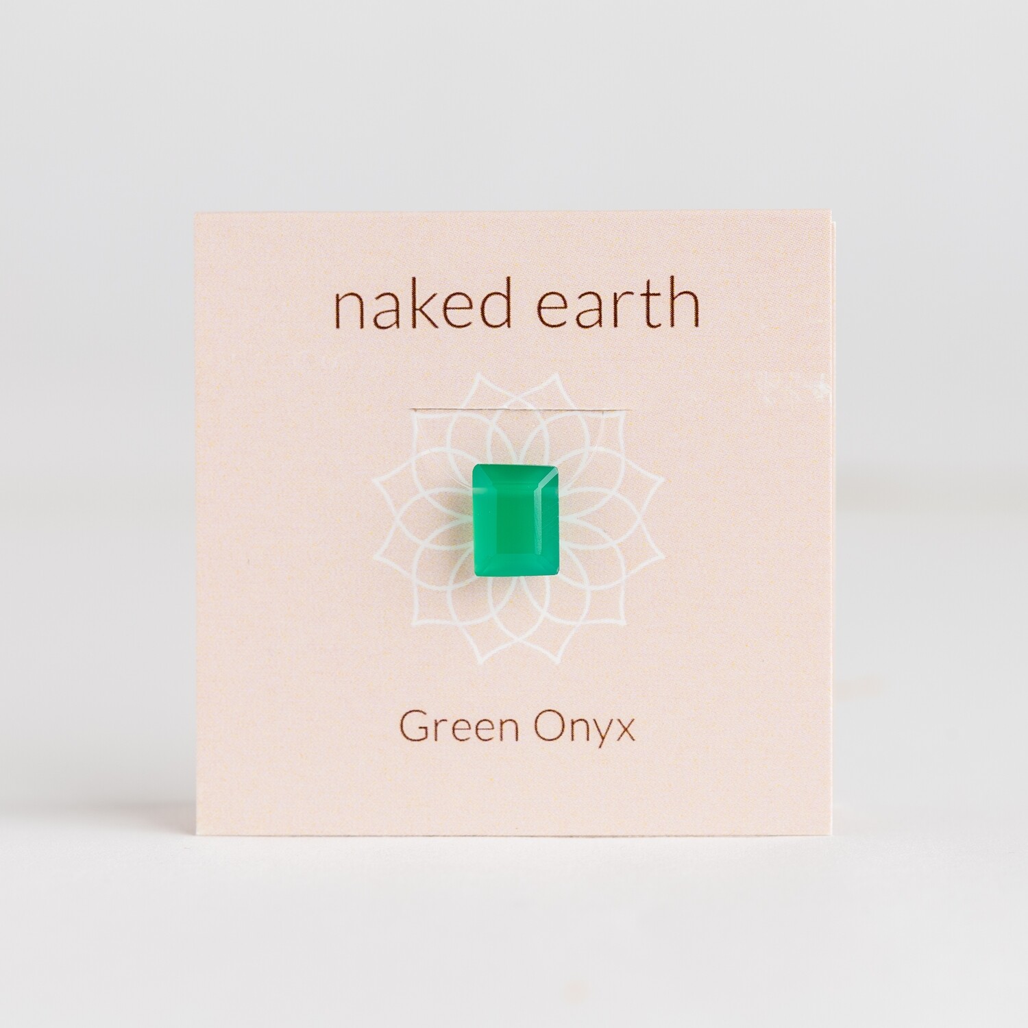 Green Onyx Emerald Facet