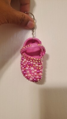 Bling Croc Inspired Key Chain
