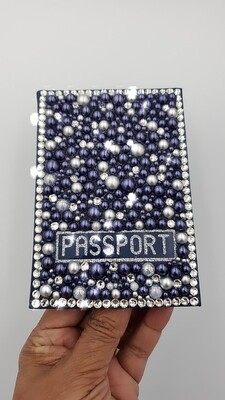 PASSPORT COVER - NAVY BLUE