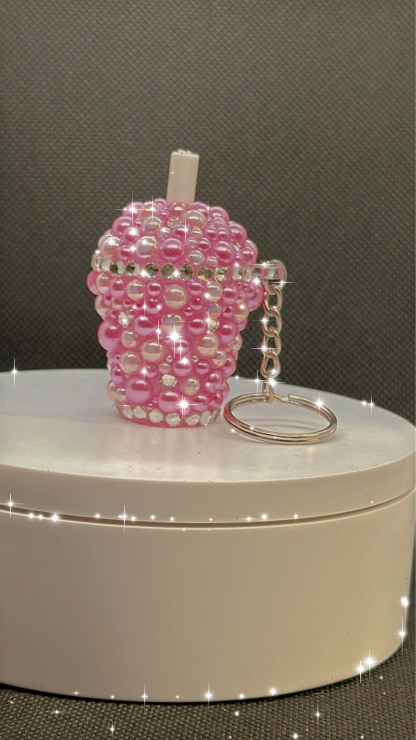 Keychain - Light Pink -Starbucks Mini Keychain