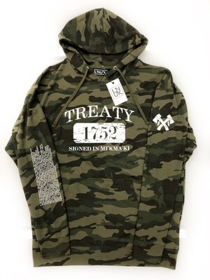 TREATY 1752 CAMO HOODIE TREATY 1752 CAMO HOODIE