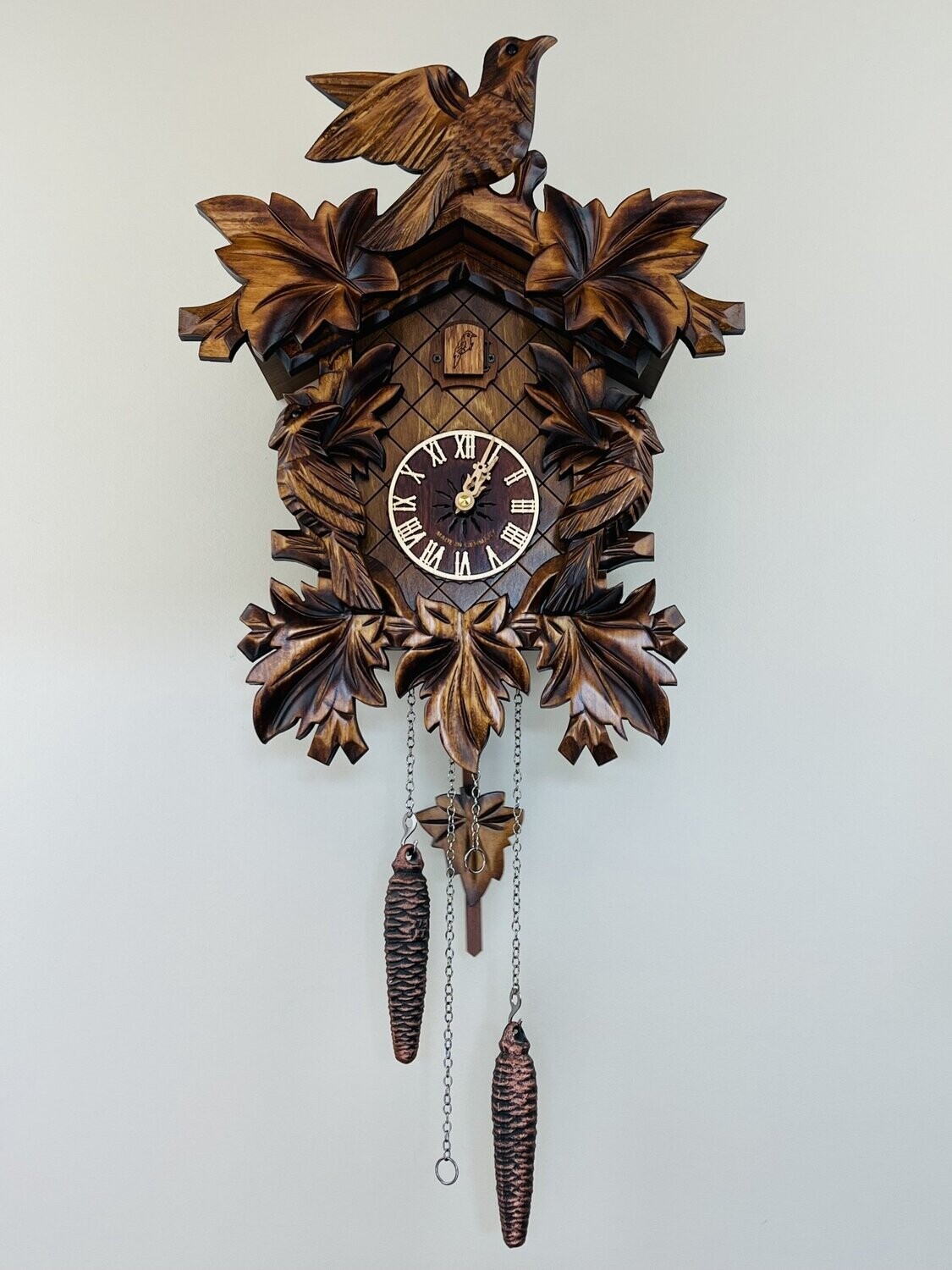 16" Seven Leaves,Three Birds