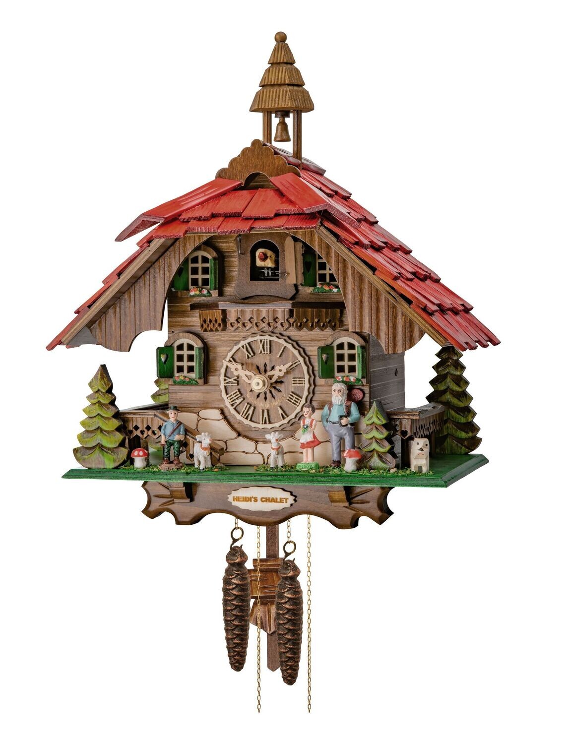 12" One Day Heidi's Chalet  Family Red Roof