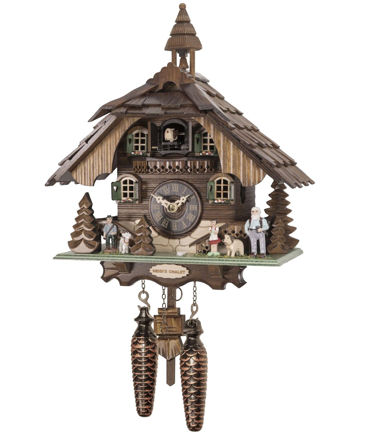 12" Quartz Heidi's Chalet  w/ Family