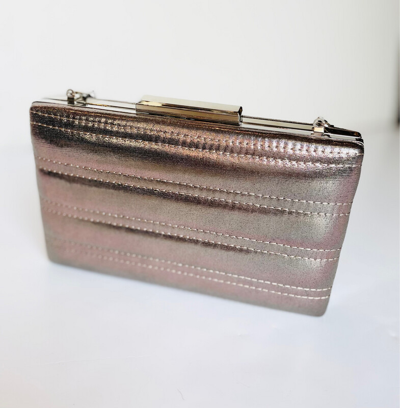 LC PEWTER CLUTCH