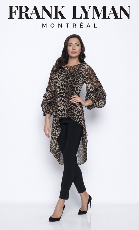 Frk Lyman Lepoard Top Size 12.