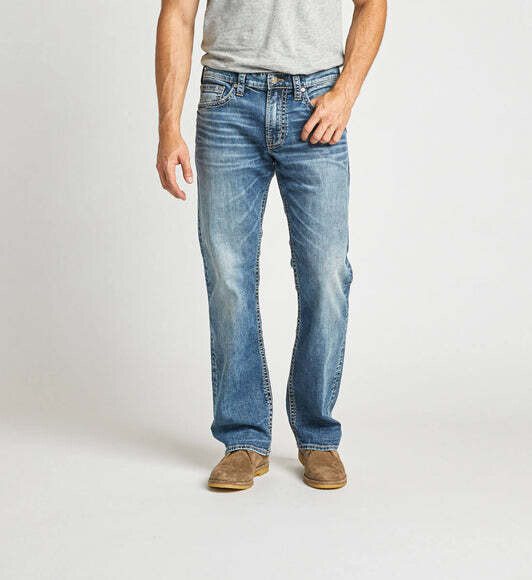 MENS SILVER JEAN