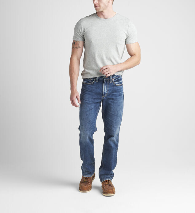 MENS SILVER JEANS