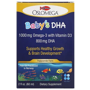 Oslomega, Norwegian Baby 嬰幼兒魚油滴劑（DHA + 維生素 D3）