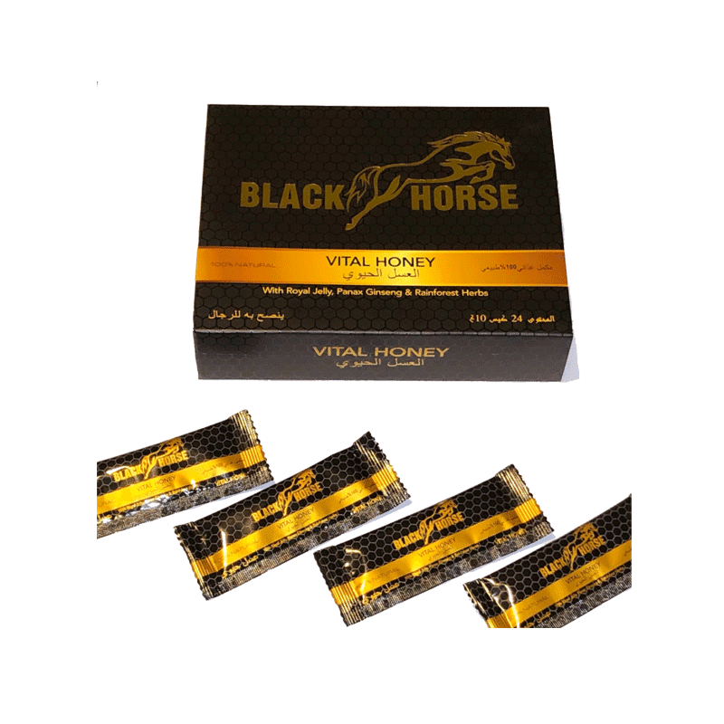 Black Horse Vital Honey 100% Natural Royal Honey 24 Sachets*10g - China  Royal Honey, Natural Honey