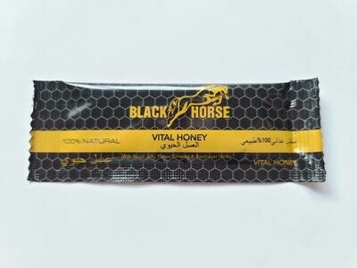 Individual Black Horse Vital Honey Sachets