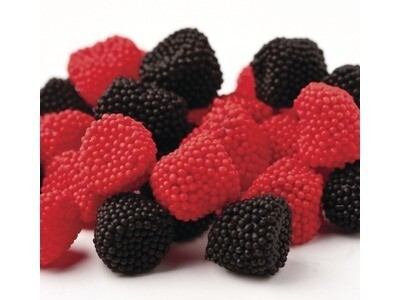 Gummy Raspberries & Blackberries