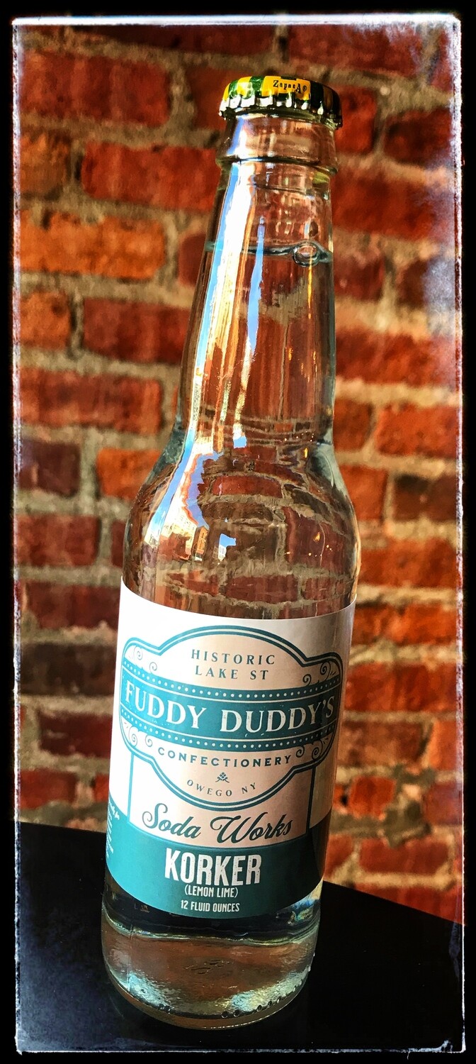 Fuddy Duddy's Korker (Lemon Lime) Soda