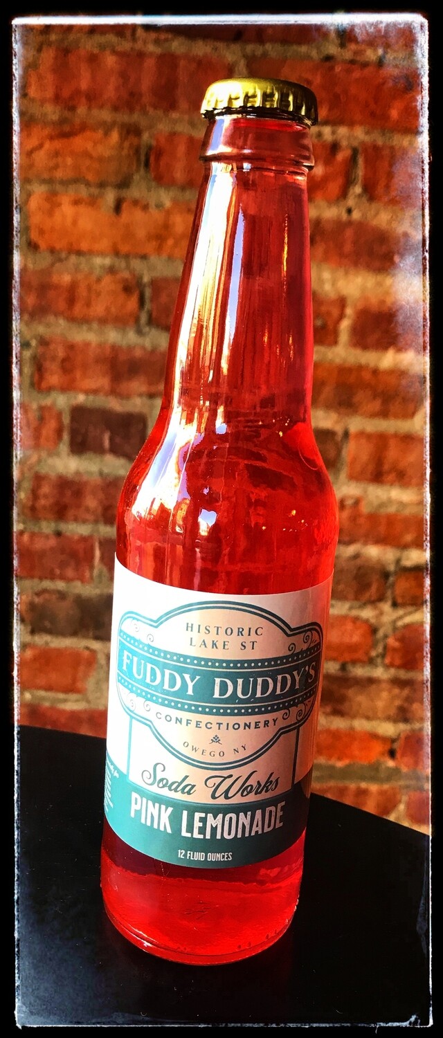 Fuddy Duddy's Pink Lemonade Soda