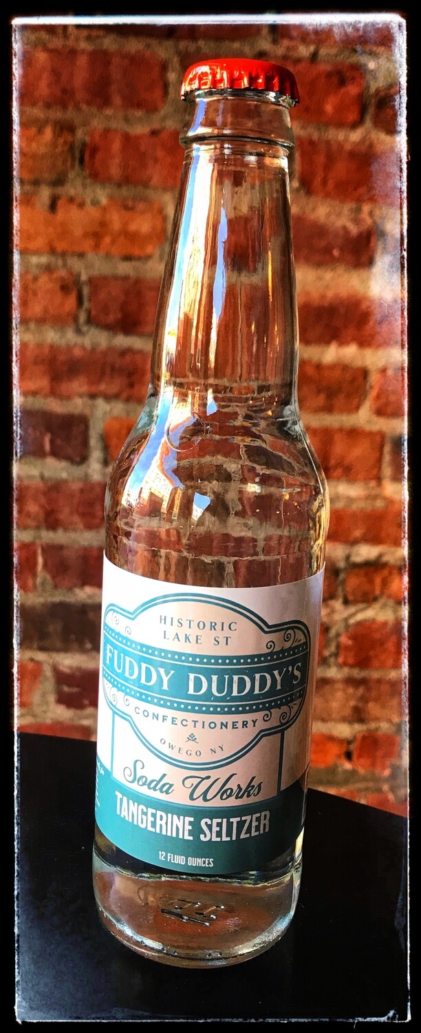 Fuddy Duddy's Tangerine Seltzer Soda