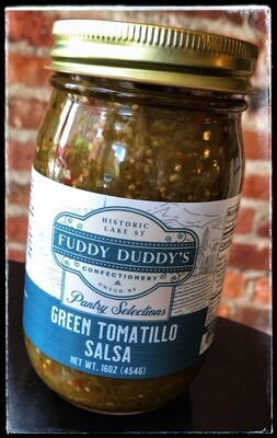 Fuddy Duddy's Green Tomatillo Salsa