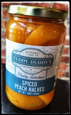 Fuddy Duddy's Spiced Peach Halves - Pint