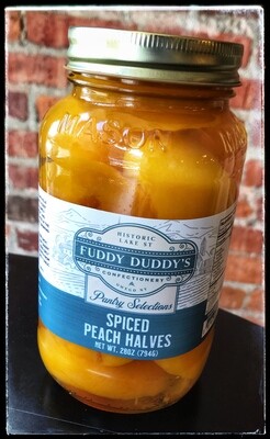 Fuddy Duddy's Spiced Peach Halves - Quart