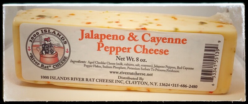 River Rat Jalapeno &amp; Cayenne Pepper Cheese