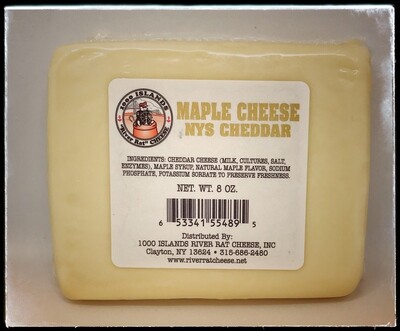 River Rat Maple Cheddar Cheese