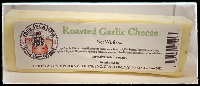 River Rat Roasted Garlic Cheddar Cheese