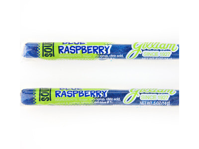Old Fashioned Candy Sticks - Sour Blue Raspberry