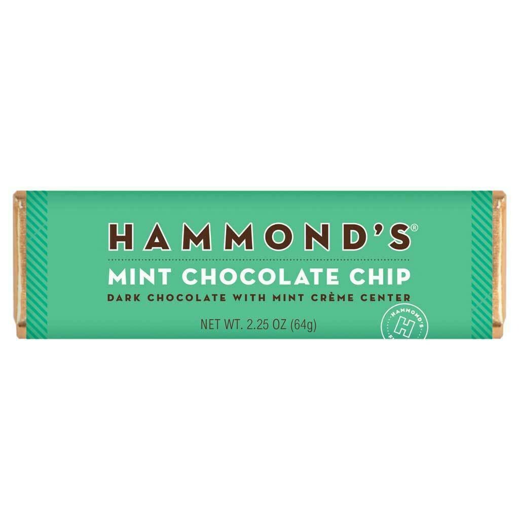 Hammond's Dark Chocolate Mint Chocolate Chip Bar