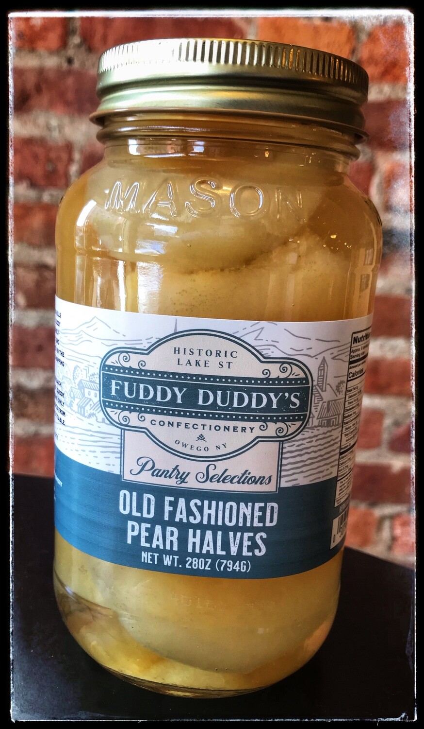 Fuddy Duddy's Old Fashioned Pear Halves