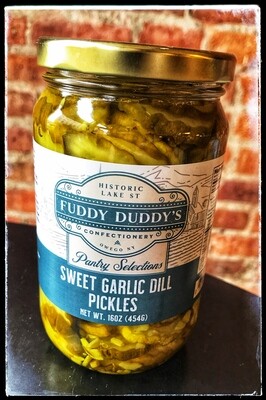 Fuddy Duddy&#39;s Sweet Garlic Dill Pickles