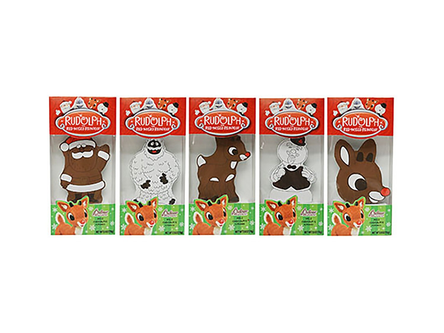 Rudolph the Red Nose Reindeer Milk Chocolate Characters