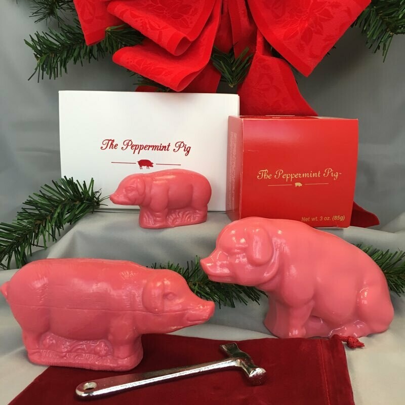 Noel the Saratoga Peppermint Pig - 8 oz