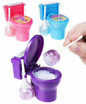 Sour Flush Candy Plunger with Sour Powder Dip