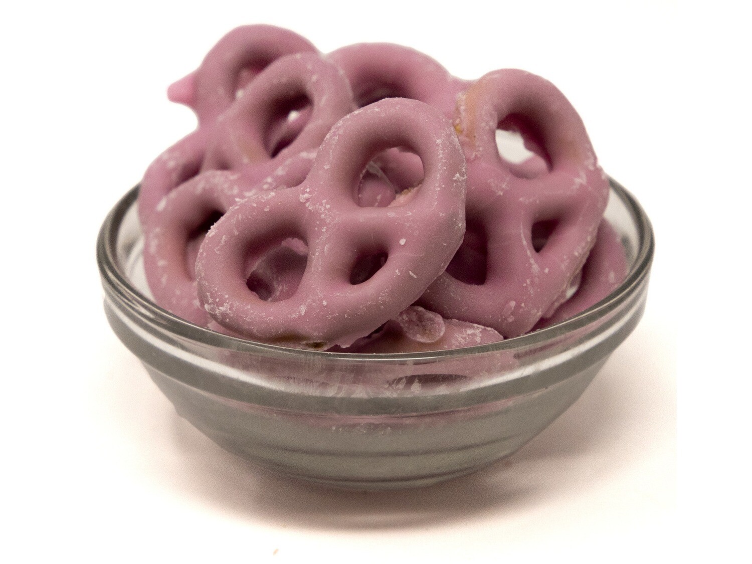 Raspberry Frosted Pretzels