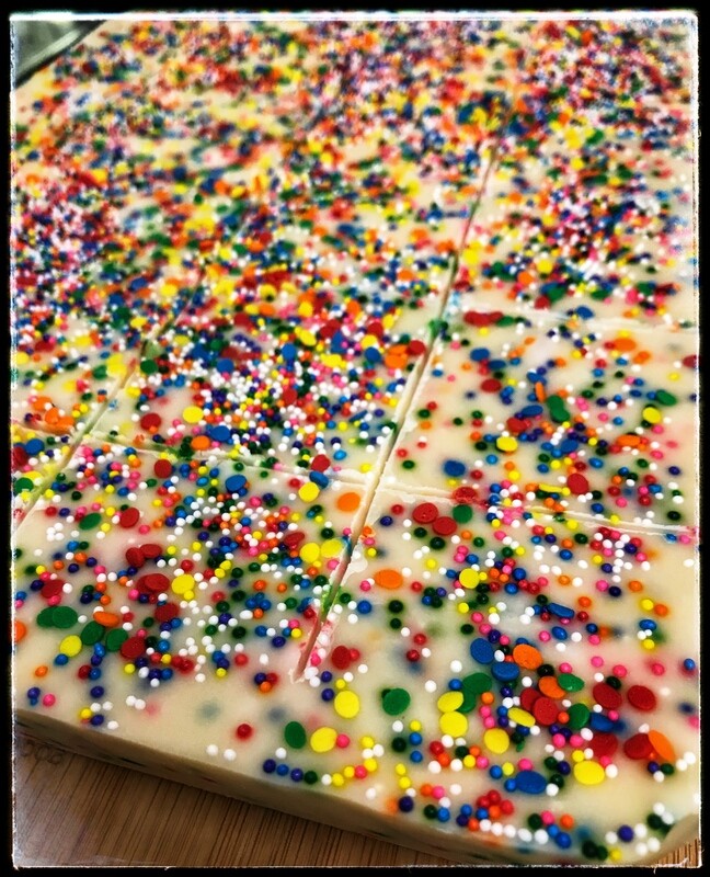 BIRTHDAY CAKE FUDGE